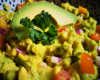 Guacamole mexicain végétarien