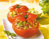 Tomates farcies au veau et quinoa