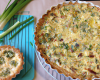 Quiche aux poireaux et crabe