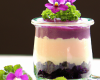 Piémontaise violette en verrine glamour