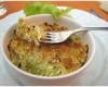 Crumble de poireaux au fromages, lard et noix