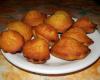 Madeleines dorées parfumées au rhum