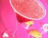 Cocktail aux sirops de cerise et pamplemousse