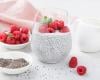 Pudding aux graines de chia et framboises