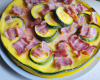 Clafoutis de courgettes au jambon