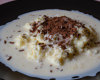 Riz au lait au chocolat blanc vanillé