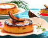 Flan grillé à la noix de coco