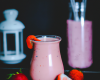 Smoothie aux fraises frais