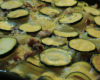 Gratin de courgette façon tartiflette