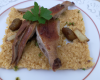 Cous de canard toastés à l'ail fumé d'Arleux