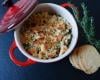 Crumble aux légumes du soleil et sablés au parmesan