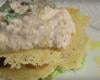 Mille-feuille crabe-avocat, tuiles parmesan