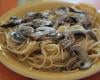 Spaghettis aux champignons