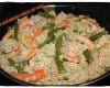 Risotto aux asperges et crevettes