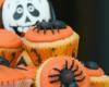 Cupcakes d'Halloween vanille et petites araignées