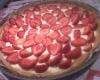 Tarte aux fraises sur son lit de crème patissière