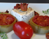 Fondant de chèvre à l'artichaut et à la tomate confite en terrine