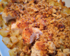 Crumble de poulet aux éclats de noisettes