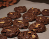 Cookies au chocolat, amandes et pralin