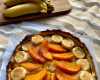 Tarte aux abricots et banane