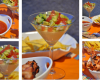 Verrine salsa, brochettes de poulet au bacon et sauce salsa