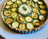 Tarte à la courgette et au roquefort