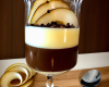 Verrine poire-chocolat au siphon