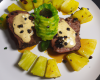 Filet mignon et sa sauce ananas et poivre vert