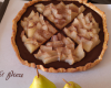 Tarte poire-chocolat savoureuse