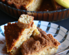 Moelleux de banane et citron, streusel cannelle et cassonade