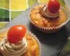 Cupcake salé, parmesan, tomates séchées