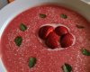 Soupe aux fraises épicées