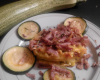 Gratin de courgettes et dés de jambon inratable