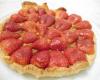 Tarte aux fraises à la crème d'amandes