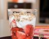 Trifle fraises et muesli