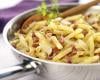 Penne à Poêler de Panzani à la carbonara