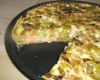 Tarte au saumon et aux poireaux