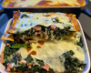 Lasagnes aux epinards et jambon de Parme