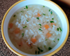 Soupe de riz maison