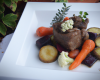 Cuisseau de veau et sa jardinière de légumes