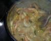 Crevettes au curry et lait de coco