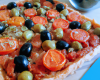 Tarte à la tomate et olives au thermomix