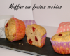 Muffins aux fraises séchées