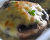 Gratin de quenelles champignons