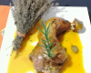 Lapin au romarin, sauce moutarde