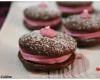 Whoopies au chocolat et crème à la rose