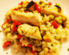 Risotto aux légumes et au poulet vite fait bien fait !