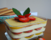 Tiramisu à la fraise et citron vert