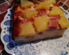 Cake sucrée salée ananas et lardons