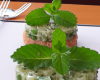 Tartare de concombres à la menthe